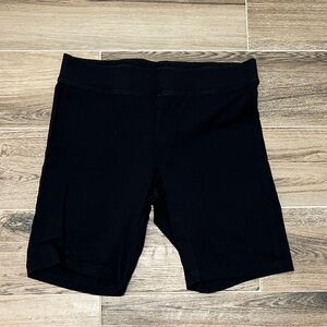 Active USA Black Bike Shorts for Women